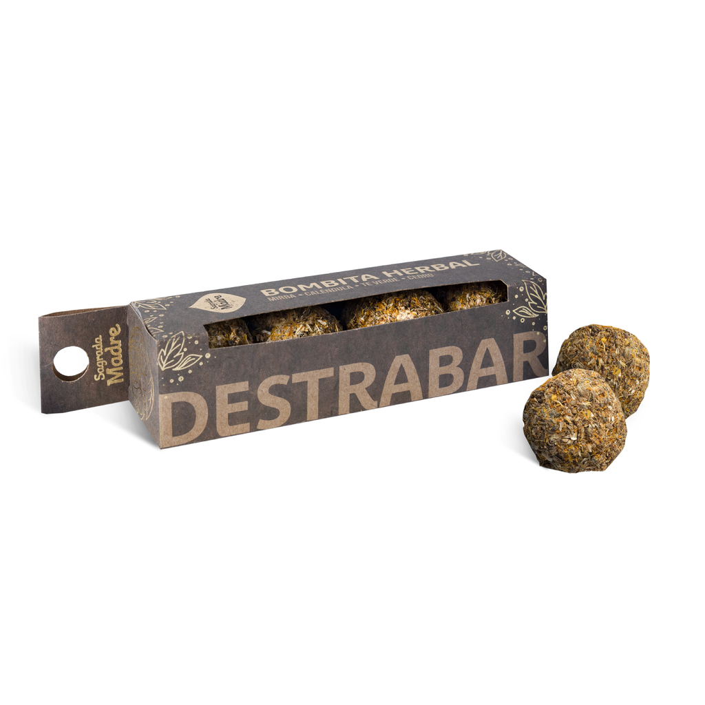 Sagrada madre - Bombita herbal Destrabar (4 unidades)