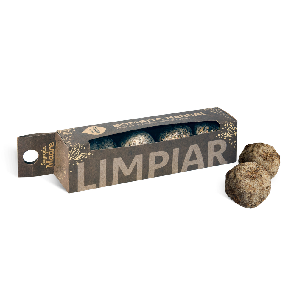 Sagrada madre - Bombita herbal Limpiar (4 unidades)