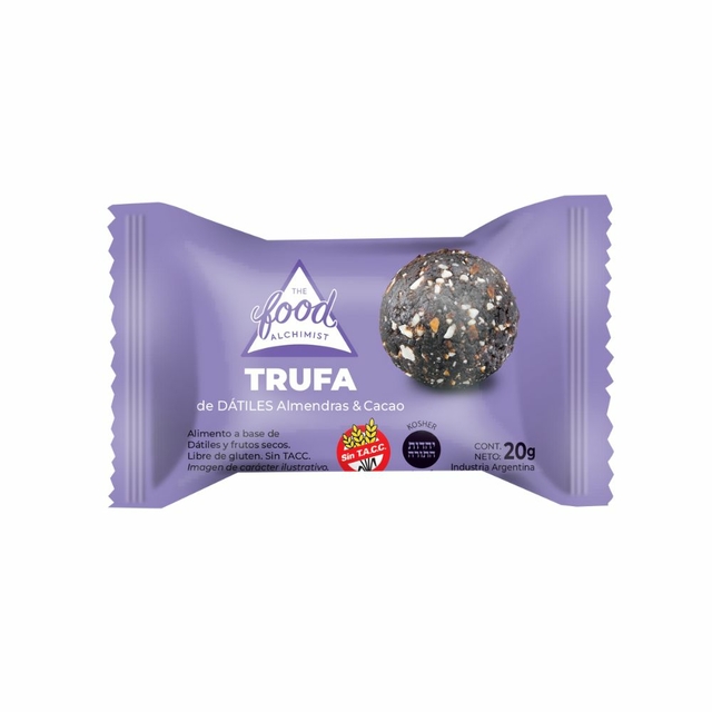 The food alchimist - Trufas de dátiles, almendras y cacao (20gr)