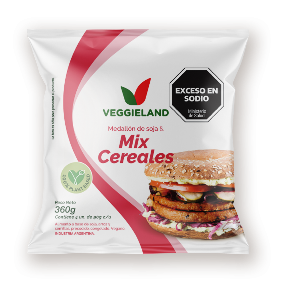 Veggieland - Medallones gourmet mix de cereales (360gr)