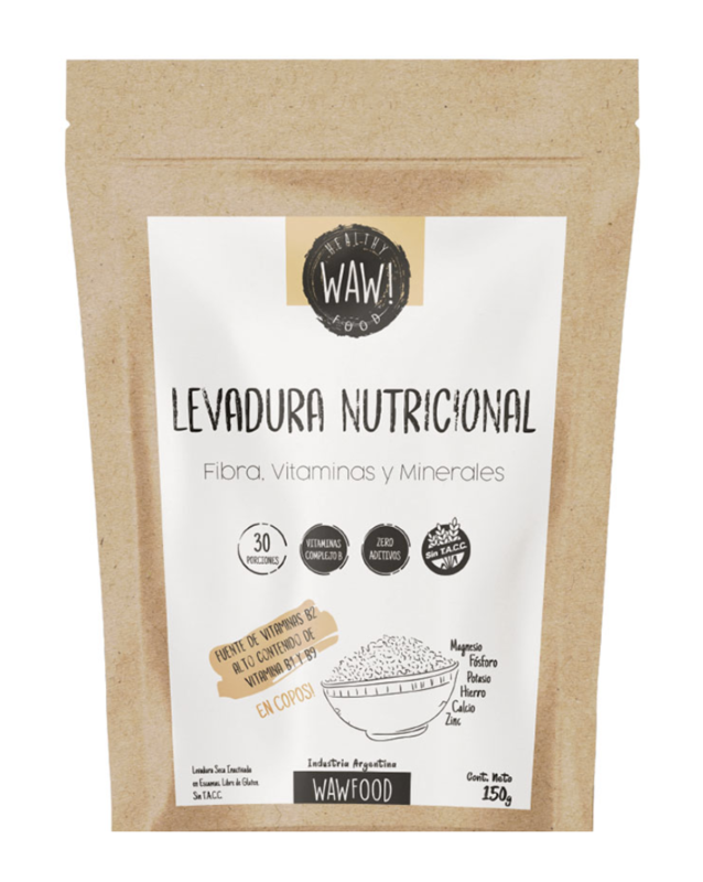 WAW FOOD - Levadura en Copos (150 gr)