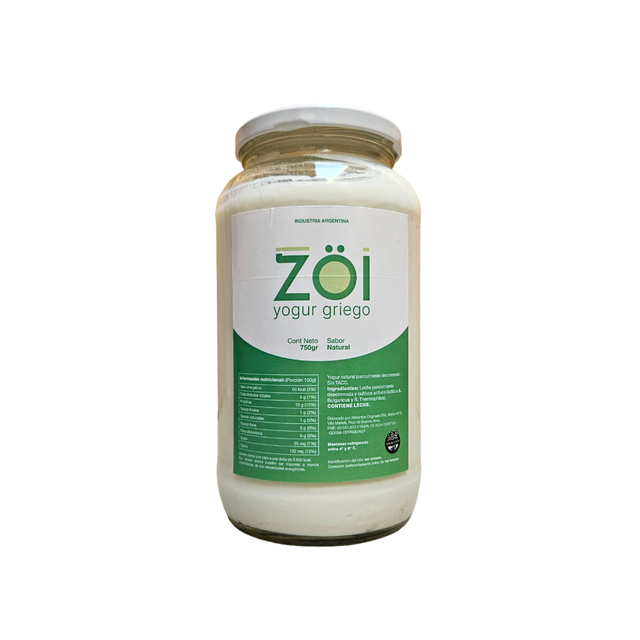 ZOI - Yogurt griego (pote 750gr)