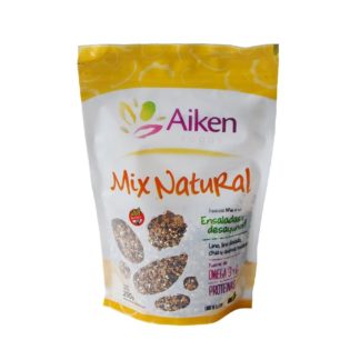 [AIKEN008] Aiken Foods - Mix Natural (Lino, Lino dorado, chia y quinoa tostada) 250 gr