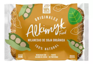 [ALKIM001] Alkimyk Food - Milanesas de soja clásicas con sal (250gr)