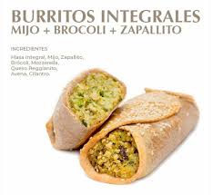 [AMOED004] Amoedo - Burritos integrales de mijo, zanahoria y brócoli (2 unidades - 260gr)