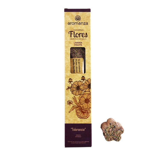 [AROMA017] Aromanza - Sahumerios flores lavanda violeta