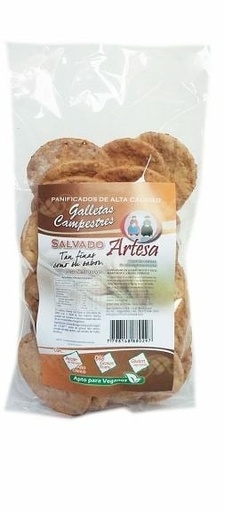 [ARTES008] Artesa - Galletas veganas campestres con salvado (160gr)