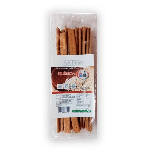 [ARTES017] Artesa - Grisines veganos integrales con quinoa (160gr)