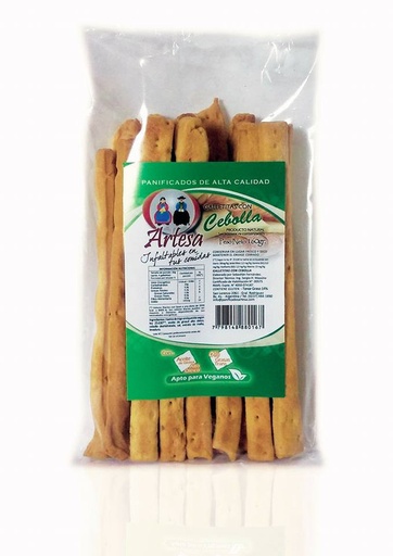 [ARTES021] Artesa - Grisines veganos saborizados cebolla (160gr)