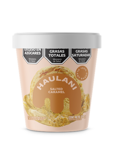 Haulani - Helado en Pote sabor Salted Caramel 370gr