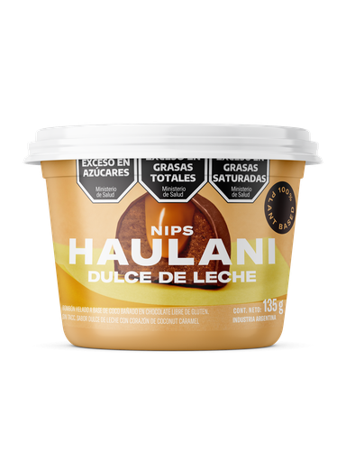 Haulani - Nips de Dulce de Leche con Corazon de Coconut Caramel 135gr