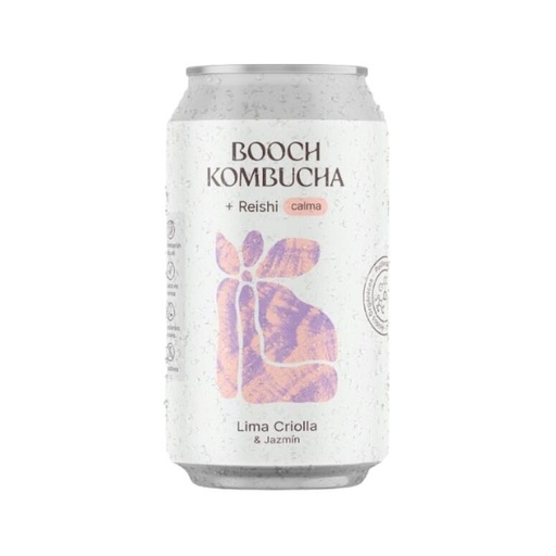 [BOOCH002] Booch - Kombucha sabor Lima Jazmin y Reishi (354cc)