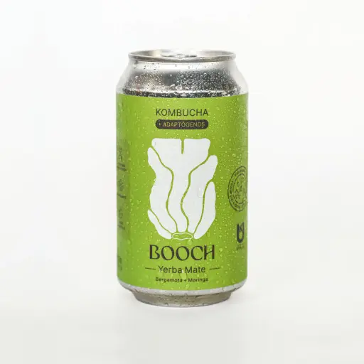 [BOOCH006] Booch - Kombucha sabor yerba mate, bergamota y moringa (354cc)