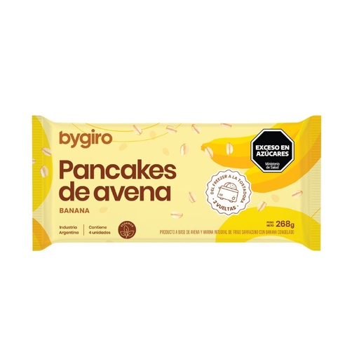 [BYGIR004] Bygiro Pancakes - Pancakes de avena y banana (pack 4 unidades)