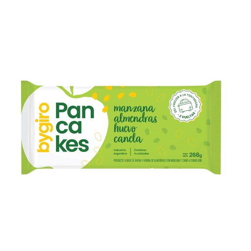 [BYGIR008] Bygiro Pancakes - Pancakes de manzana y canela (pack 4 unidades)