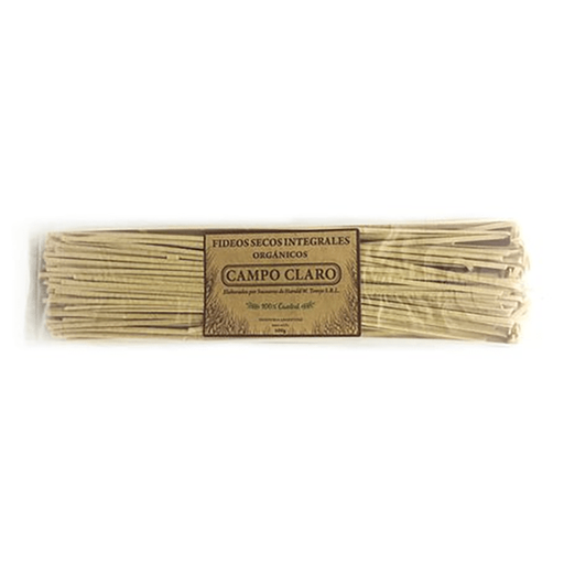 [CAMPO006] Campo claro - Fideos integrales candeal fetuccini organicos 