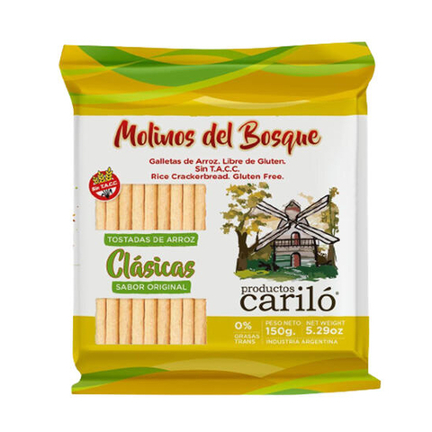 [CARIL005] Carilo - Tostadas de arroz clásicas (150gr)
