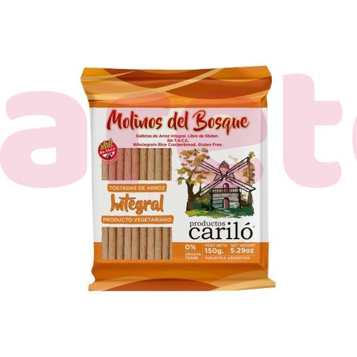 [CARIL007] Carilo - Tostadas de arroz integrales (150gr)