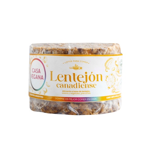 [CASAV013] Casa Vegana - Medallones Veganos Lentejón Canadiense (4 unidades)