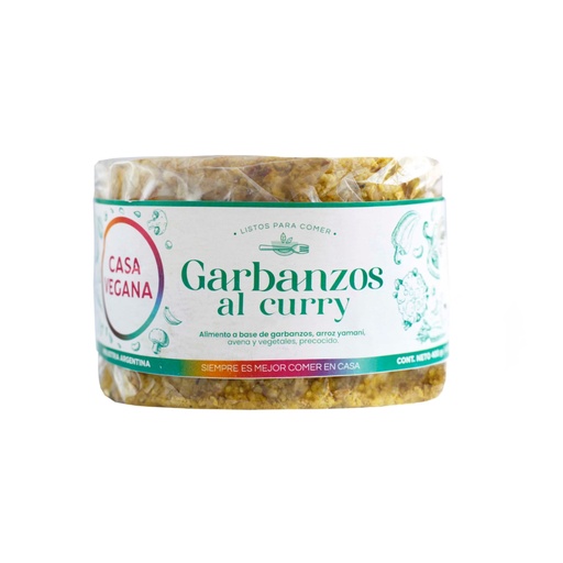[CASAV016] Casa Vegana - Medallones veganos de garbanzos al curry (4 unidades)