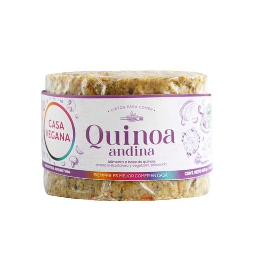 [CASAV017] Casa Vegana - Medallones veganos de quínoa andina (4 unidades)