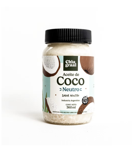 Chiagraal - Aceite de coco neutro (360ml)