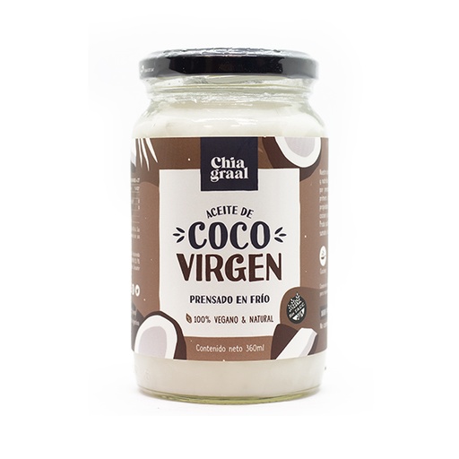 Chiagraal - Aceite de coco virgen (360ml)
