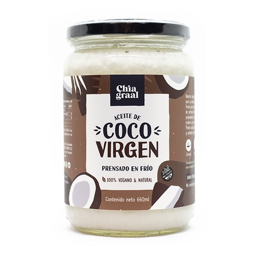 [CHIAG014] Chiagraal - Aceite de coco virgen (660ml)