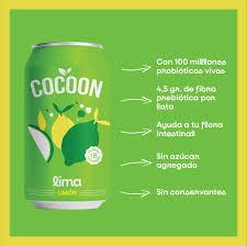 [COCOO011] Cocoon - Gaseosas Pre y Probioticas Lima Limon (354 ml)
