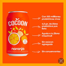 [COCOO012] Cocoon - Gaseosas Pre y Probioticas Naranja (354 ml)