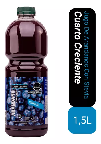 [CUART007] Cuarto creciente - Jugo de arandanos con stevia (1,5lt)