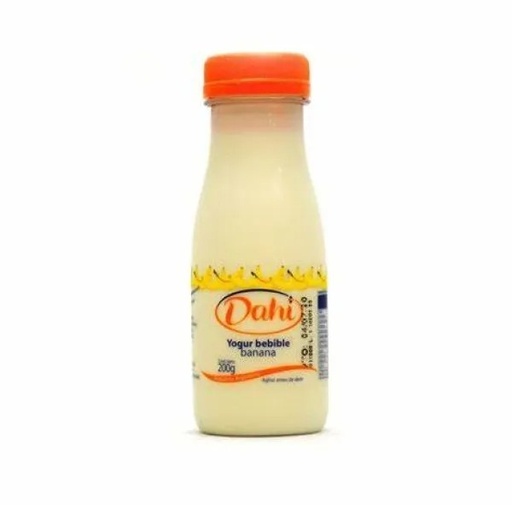[DAHI007] Dahi - Yogur bebible entero sabor banana (200gr)