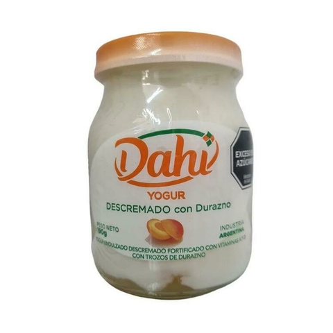 [DAHI014] Dahi - Yogur descremado con durazno (190gr)