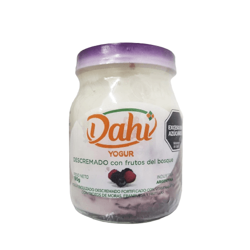 [DAHI015] Dahi - Yogur descremado con frutos del bosque (190gr)