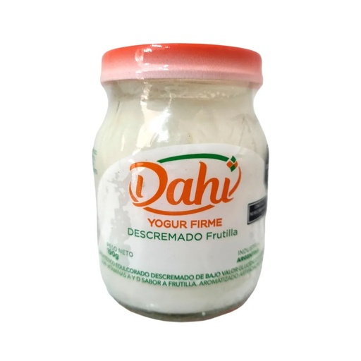 [DAHI021] Dahi - Yogur firme descremado sabor frutilla (190gr)