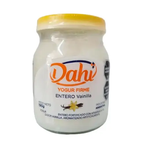 [DAHI025] Dahi - Yogur firme entero sabor vainilla (190gr)