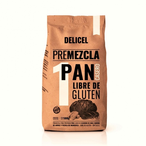 Delicel - Premezcla pan casero (500gr)