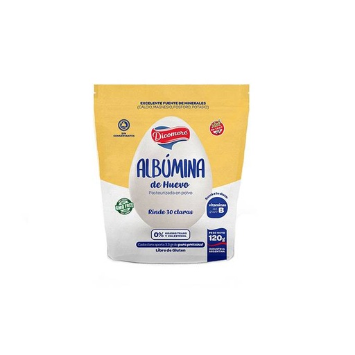 [DICOM008] Dicomere - Albúmina de Huevo en Polvo 120 gr