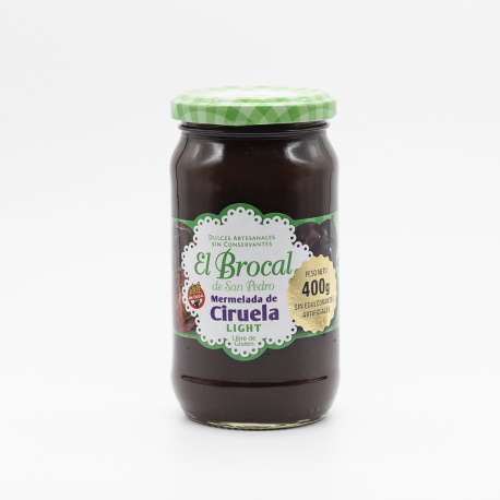 [ELBRO007] El brocal - Mermelada de ciruela light (400gr)