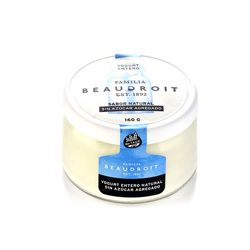 [FAMIL013] Familia Beaudroit - Yogurt entero natural 0 azúcar (160gr)