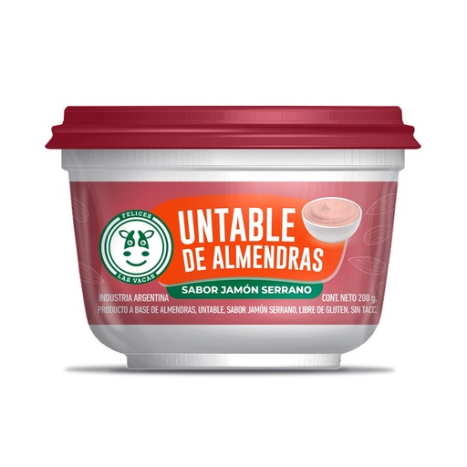 [FELIC066] Felices Las Vacas - Queso untable de almendras sabor jamón (200gr)