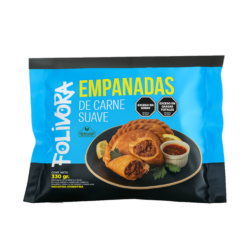 [FOLIV021] Folivora - Vien Argentas Empanadas carne suave 330 gr (pack 3 unidades )