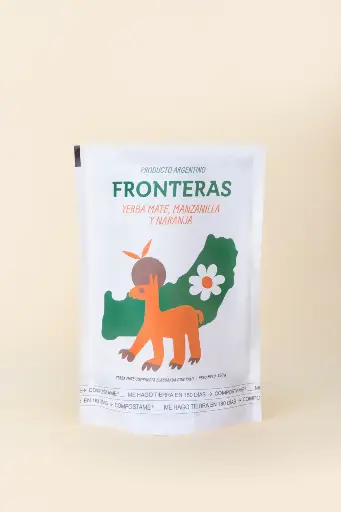 Fronteras - Yerba mate con manzanilla y naranja (repuesto 250gr)