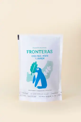 Fronteras - Yerba mate con menta y lavanda (repuesto x 250gr)