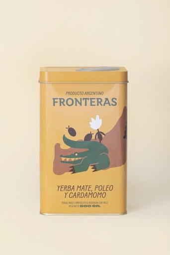 [FRONT022] Fronteras - Yerba mate con poleo y cardamomo (lata x 110gr)