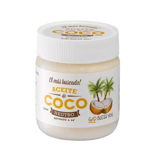 [GODBL003] God Bless You - Aceite de coco neutro (225 ml)