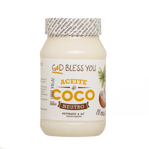 [GODBL004] God Bless You - Aceite de coco neutro (500ml)