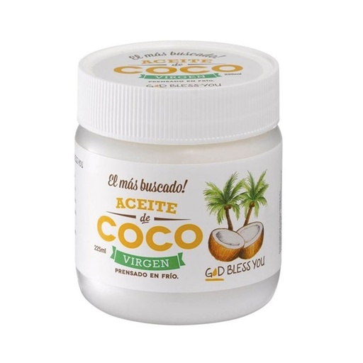 [GODBL006] God Bless You - Aceite de coco virgen (225ml)