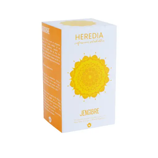 Heredia - Te Jengibre Monohierbas (25 saquitos)