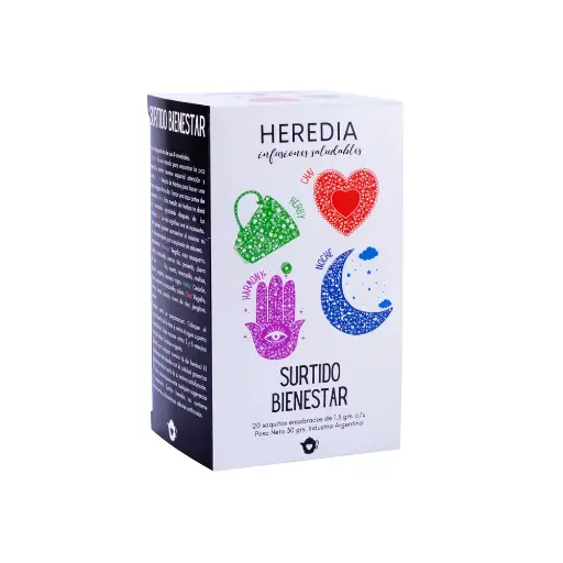 [HERED015] Heredia - Te Surtido Linea Bienestar (20 saquitos)